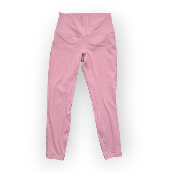 Lululemon Align High Rise Pink Puff Activewear Buttery Leggings Women Sz 8 - Picture 5 of 14